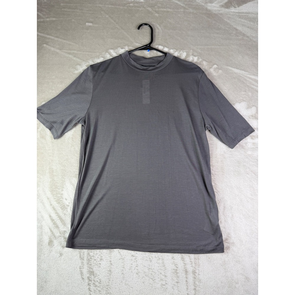 J.Crew Womens Tencel Lyocell Short Sleeve Crewneck T-Shirt Medium Gray K3232